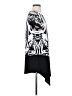 Chico's Graphic Black Casual Dress Size S - photo 4