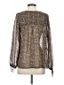Veronica M. 100% Polyester Brown Long Sleeve Blouse Size S - photo 2