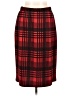 Harve Benard Plaid Red Formal Skirt Size L - photo 1