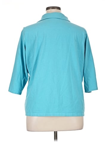 D&Co. 3/4 Sleeve Button-Down Shirt (view 2)