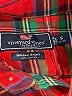 Vineyard Vines 100% Cotton Plaid Red Long Sleeve Button-Down Shirt Size Small 8/10 - photo 3
