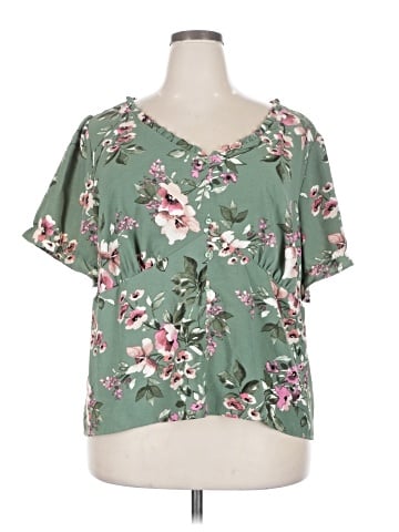the general good Short Sleeve Blouse (view 1)
