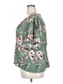 the general good 100% Polyester Floral Green Short Sleeve Blouse Size 2X - photo 5