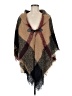 Modena 100% Polyester Brown Poncho One size - photo 1