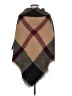 Modena 100% Polyester Brown Poncho One size - photo 2