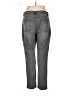 Eileen Fisher Chevron-herringbone Gray Jeans Size L - photo 2