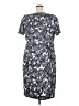 Roaman's Paisley Gray Casual Dress Size 18 - photo 2