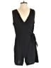 Emma & Michele 100% Polyester Solid Black Romper Size S - photo 1