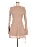PrettyLittleThing 100% Polyester Tan Casual Dress Size 6 - photo 1