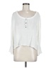 ModCloth 100% Rayon Ivory Long Sleeve Blouse Size L - photo 1