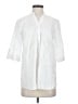 J. McLaughlin White 3/4 Sleeve Button-Down Shirt Size XS - photo 1