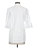 J. McLaughlin White 3/4 Sleeve Button-Down Shirt Size XS - photo 2
