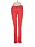 Adriano Goldschmied Color Block Red Jeans Size 28 waist r - photo 1