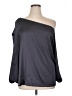 Torrid Gray 3/4 Sleeve Blouse Size Med Plus (00) - photo 1