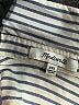 Madewell 100% Viscose Stripes Ivory Short Sleeve Blouse Size XXS - photo 7