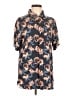 Ocean Current Tropical Blue Short Sleeve Button-Down Shirt Size M - photo 1