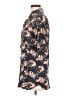 Ocean Current Tropical Blue Short Sleeve Button-Down Shirt Size M - photo 5