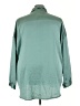 Boohoo 100% Polyester Solid Teal Long Sleeve Blouse Size 24 - photo 2