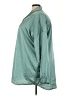Boohoo 100% Polyester Solid Teal Long Sleeve Blouse Size 24 - photo 5