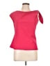 Eliza J Pink Short Sleeve Top Size 8 - photo 1