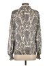 Autres Filles 100% Polyester Paisley Gray Long Sleeve Blouse Size S - photo 2
