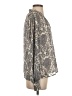 Autres Filles 100% Polyester Paisley Gray Long Sleeve Blouse Size S - photo 4