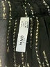 MNG Suit Metallic Black Long Sleeve Blouse Size 2 - photo 7