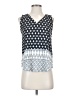 Mine Blue Sleeveless Blouse Size S - photo 1