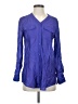 Chico's Blue Long Sleeve Blouse Size S - photo 1
