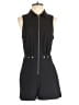 Bebe Solid Black Romper Size S - photo 1