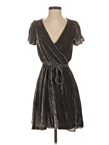 Madewell Velvet Wrap Dress (view 1)