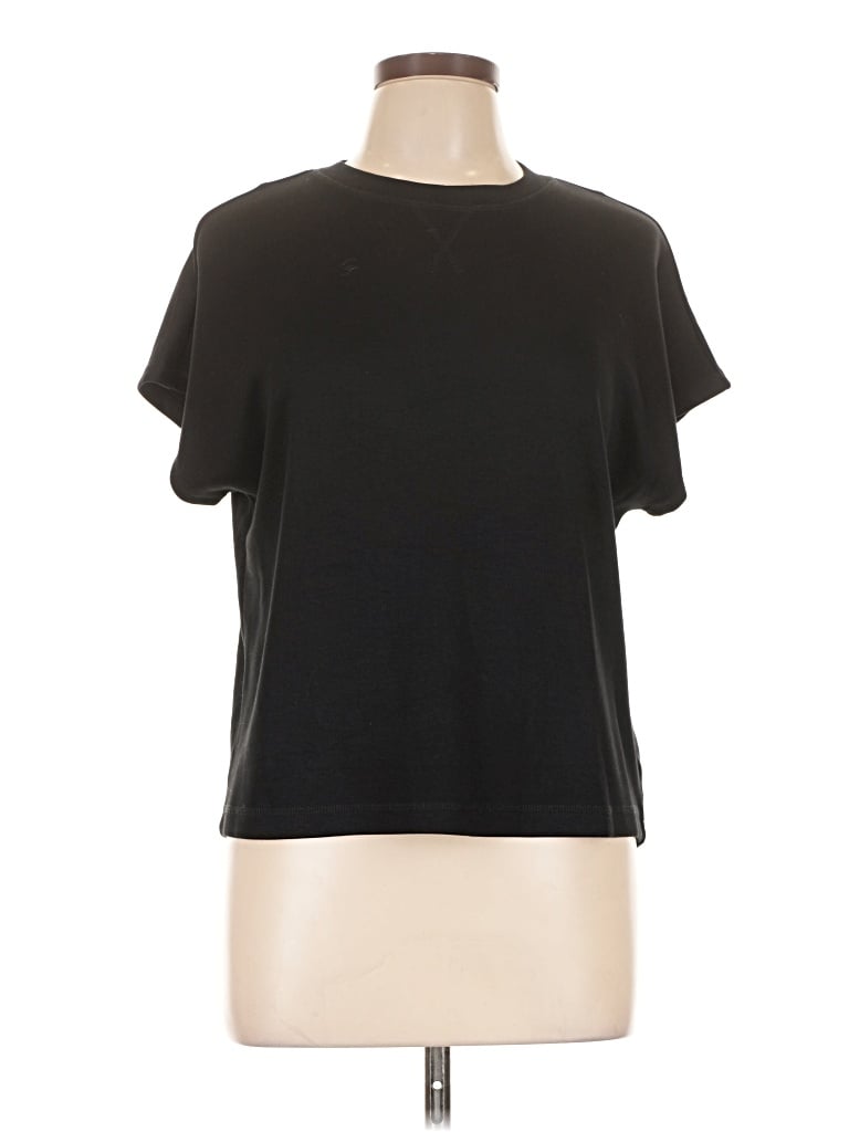 Pre-owned Danskin Short Sleeve T-shirt In Black