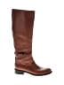 Bottega Veneta Brown Leather iding Boots Size EU 38 1/2 - photo 1