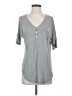 Rebellious. One Gray Short Sleeve Top Size S - photo 1