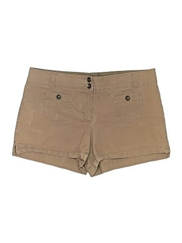 New York & Company Khaki Shorts (view 1)