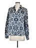 Ann Taylor LOFT Blue Long Sleeve Blouse Size M - photo 1