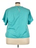 Unbranded 100% Polyester Teal Short Sleeve Top Size 4X - photo 2