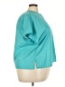 Unbranded 100% Polyester Teal Short Sleeve Top Size 4X - photo 4