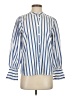 J.Crew 100% Cotton Stripes Blue Long Sleeve Blouse Size XS - photo 1