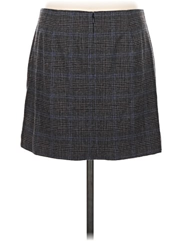 Madewell Wool-Blend Mini Skirt in Plaid (view 2)
