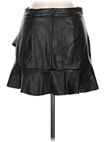 Vestique Faux Leather Skirt - back