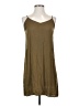 Second Female Solid Tan Casual Dress Size S - photo 1