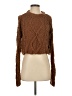 MIOU MUSE 100% Acrylic Brown Pullover Sweater Size S - photo 1