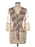 Sundance 100% Silk Ivory 3/4 Sleeve Silk Top Size XS - photo 1