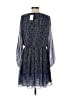 Gibson 100% Polyester Polka Dots Blue Casual Dress Size S - photo 2