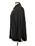 INC International Concepts 100% Polyester Solid Black Long Sleeve Blouse Size L - photo 5
