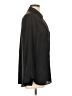 INC International Concepts 100% Polyester Solid Black Long Sleeve Blouse Size L - photo 4