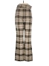 Jonathan Simkhai Plaid Gold Dress Pants Size 6 - photo 1