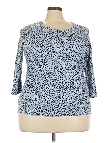 Karen Scott 3/4 Sleeve Top (view 1)