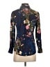 Chico's Floral Blue Long Sleeve Blouse Size XS Petite (00) - photo 2